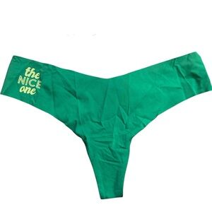 Aerie Green Thong Size Small The Nice One